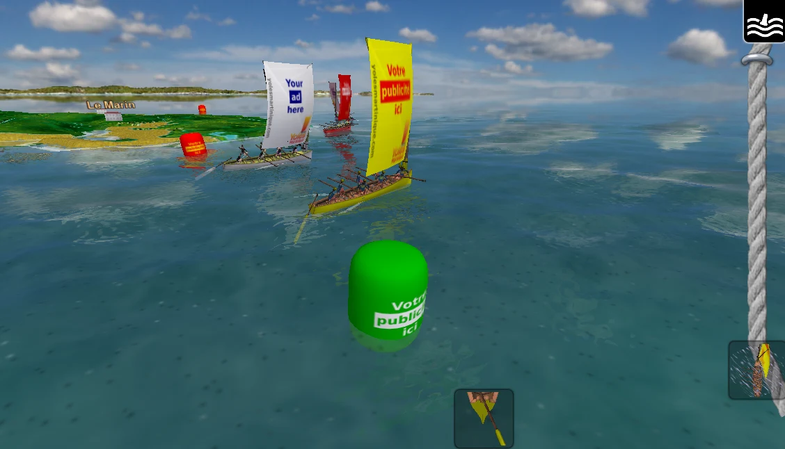 Yoles Martinique sailing screenshot